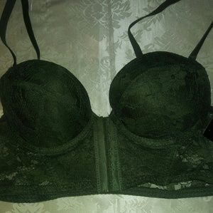 Longline push up bra
